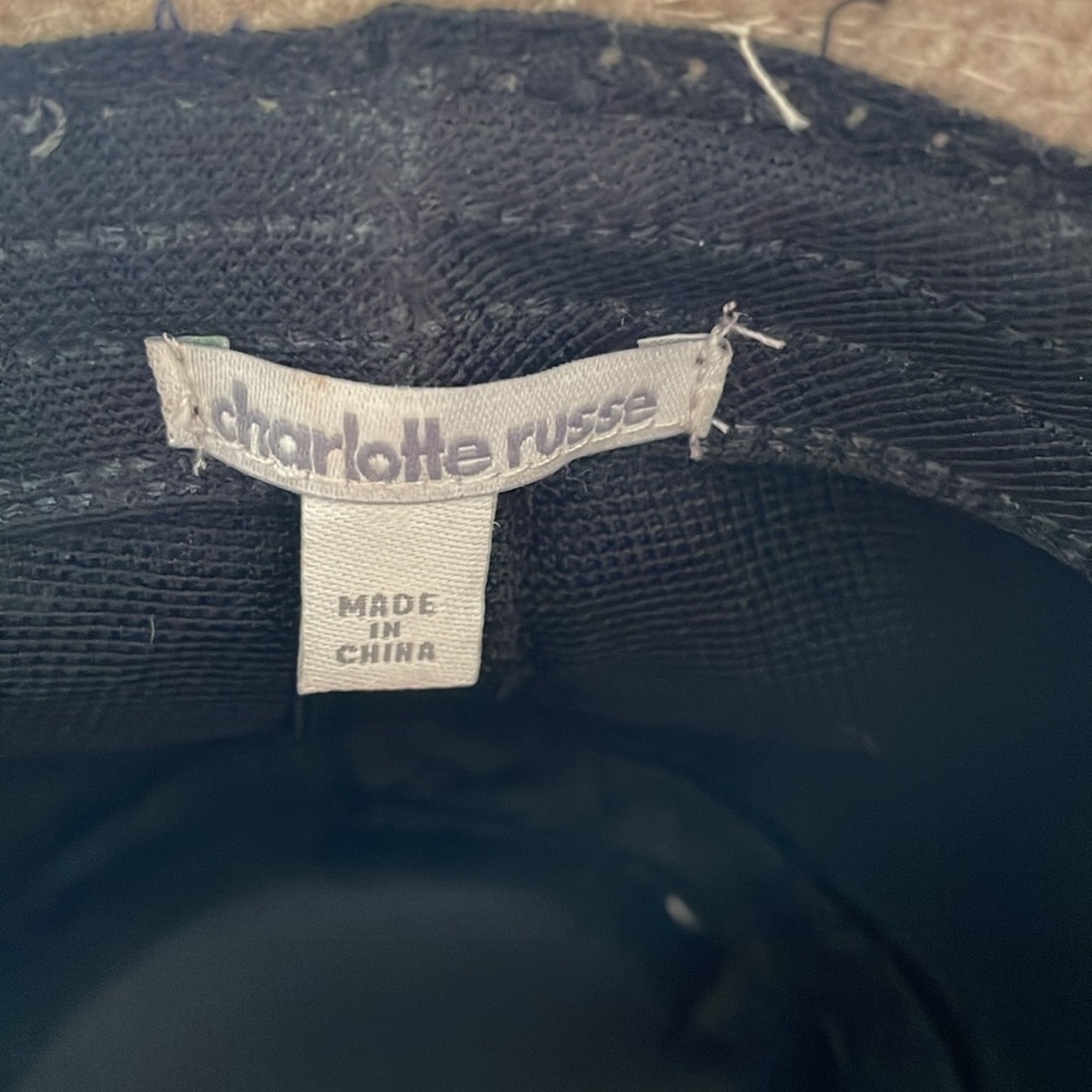 NWOT Charlotte Russe Wool Fedora Southwest Pattern Hat - Picture 6 of 6